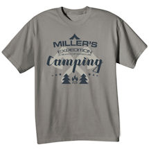 Alternate Image 3 for Personalized "Your Name" Expedition Camping T-Shirt or Sweatshirt