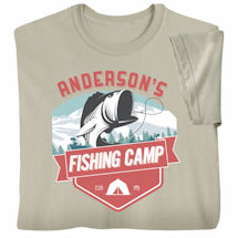 Product Image for Personalized 'Your Name' Fishing Camp Shirt