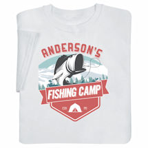 Alternate Image 2 for Personalized 'Your Name' Fishing Camp Shirt