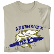 Product Image for Personalized 'Your Name' Bait and Tackle Shirt