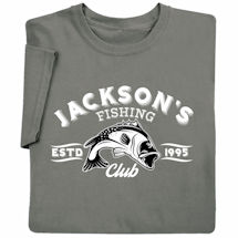 Product Image for Personalized 'Your Name' Fishing Club Shirt