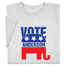 Product Image for Personalized "Your Name" Election - Elephant T-Shirt or Sweatshirt