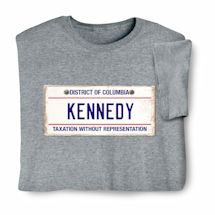 Product Image for Personalized State License Plate T-Shirt or Sweatshirt - District of Columbia