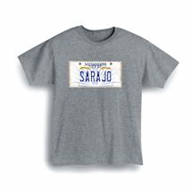 Alternate Image 1 for Personalized State License Plate Shirts - Mississippi