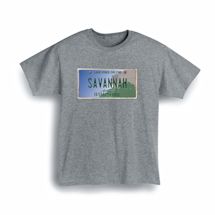 Alternate image for Personalized State License Plate T-Shirt or Sweatshirt - New Hampshire