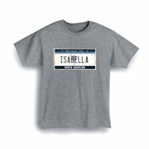 Alternate Image 1 for Personalized State License Plate Shirts - South Carolina