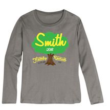 Alternate Image 6 for Personalized Your Name Family Reunion Oak Tree T-Shirt or Sweatshirt