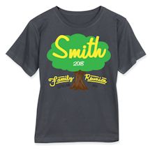 Alternate Image 2 for Personalized Your Name Family Reunion Oak Tree Shirt