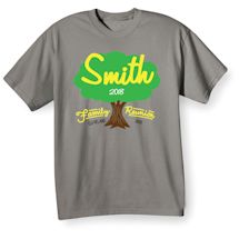 Alternate Image 4 for Personalized Your Name Family Reunion Oak Tree T-Shirt or Sweatshirt