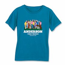 Alternate image Personalized Your Name "All Together Now" Family Reunion Shirt