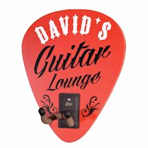 Alternate Image 1 for Personalized Guitar Pick Wall Hook