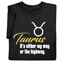 Horoscope T-Shirt or Sweatshirt - Taurus