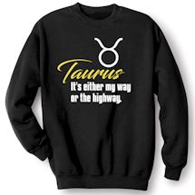 Alternate image for Horoscope T-Shirt or Sweatshirt - Taurus