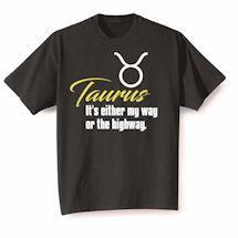 Alternate Image 2 for Horoscope T-Shirt or Sweatshirt - Taurus