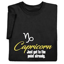 Alternate image Horoscope T-Shirt or Sweatshirt - Capricorn