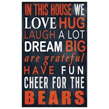 In This House NFL Wall Plaque-Chicago Bears