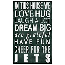 In This House NFL Wall Plaque-New York Jets