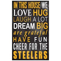 In This House NFL Wall Plaque