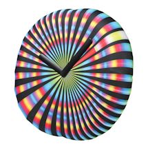 Alternate image Trippy Spinning Tie-Dye Inflatable Clock