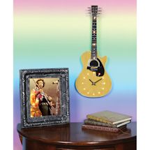 Alternate image Led Lighted Acoustic Guitar Clock