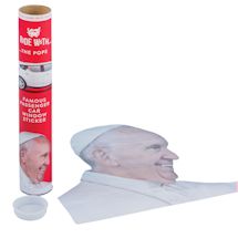 Alternate image Ride With The Pope Car Window Decal