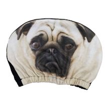 Alternate image Pug Dog Headrest Covers - Set of 2
