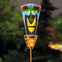 Alternate image Solar Tiki Torches - Big Happy Smile