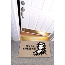High Cotton Front Door Welcome Mats - You're Awesome - Bill Murray Stripes