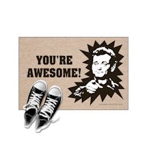 Alternate image High Cotton Front Door Welcome Mats - You're Awesome - Bill Murray Stripes