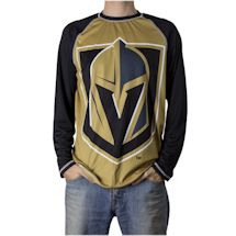 Alternate image NHL Big Logo Long Sleeve Rash Guard Performance Shirts