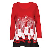 Product Image for Women's Ultimate Santa Jersey Tunic - 3/4 Sleeve