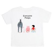 Alternate image Everyone Poops Adult & Toddler Shirts and Baby Bodysuits