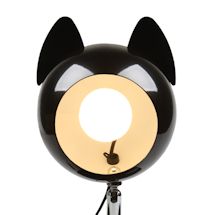 Alternate Image 6 for Cat Shaped Black Metal Desk Lamp - 14'