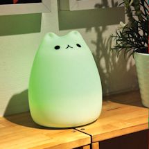Alternate Image 5 for Color Changing LED Tap Cat Night Light - Tap On/Off