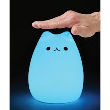 Alternate Image 3 for Color Changing LED Tap Cat Night Light - Tap On/Off
