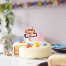 Alternate image Flashing Led Food Toppers - Birthday