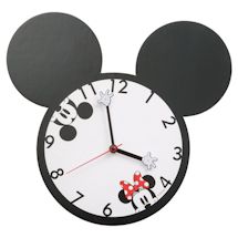 Alternate image Mickey & Minnie Shaped Deco Wall Clock