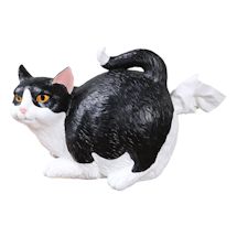 Alternate Image 1 for Cat Butt Tissue Holders - Black & White