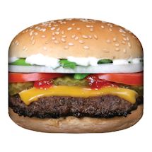 Alternate image Plush Food Blankets - Burger