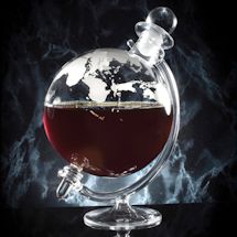 Alternate image Aerating Rotating Globe Glass Wine Decanter