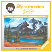 Alternate image Bob Ross Seasons Puzzles