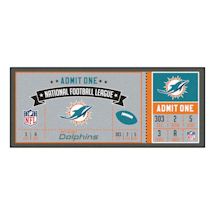 NFL Ticket Runner Rug-Miami Dolphins