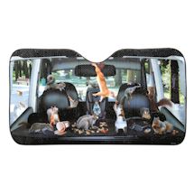 Alternate image for Car Full of Squirrels Auto Windshield Sun Shade