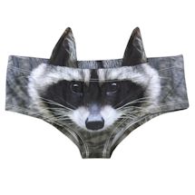 Alternate image for Women's 3D Animal Face Undies: Underwear with Ears