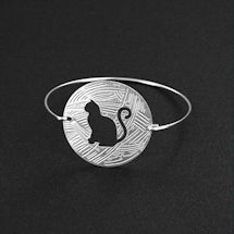 Alternate image Silver Plated Cat Clic Bracelet