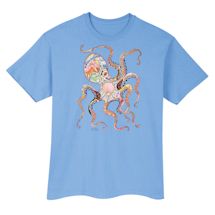 Alternate image Whale And Octopus Art T-shirts