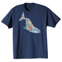 Alternate image Whale And Octopus Art T-shirts