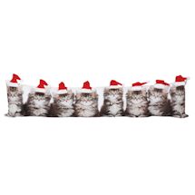 Alternate image Santa Cat Draft Stopper/Pillow