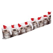 Alternate image Santa Cat Draft Stopper/Pillow