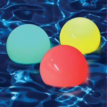 Alternate image Color-Changing Floating Globe Set